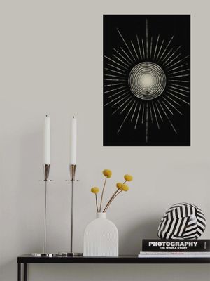 Midnight Sun Abstraction