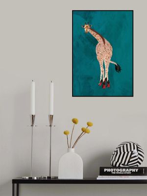 Quirky Giraffe Green