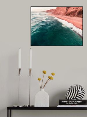 Coastal Landscape With Towering Cliffs