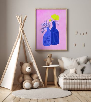 Vibrant still life florals