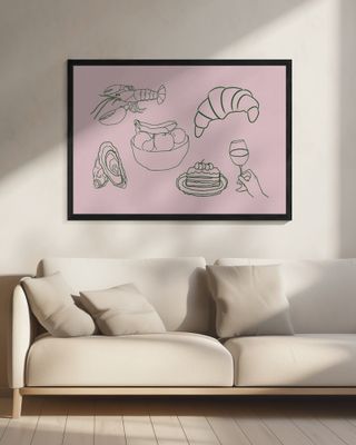 Elegant Feast Sketch