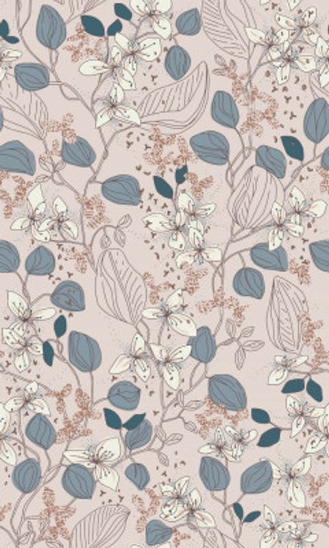 Floral elegance relaxed subtle contrasts pattern