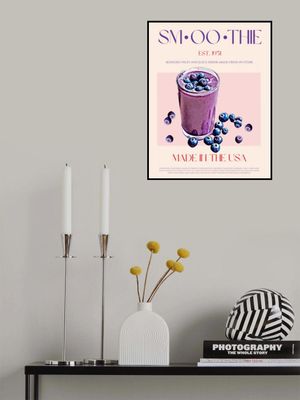 Blueberry Smoothie Illustration