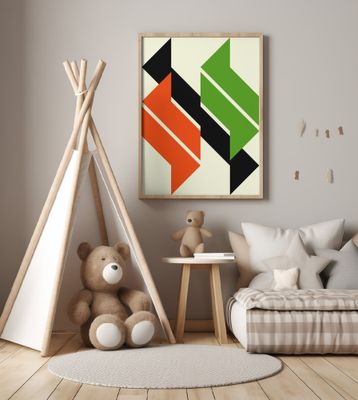 Geometric Shapes in Vivid Color