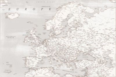 Lysander detailed map of Europe