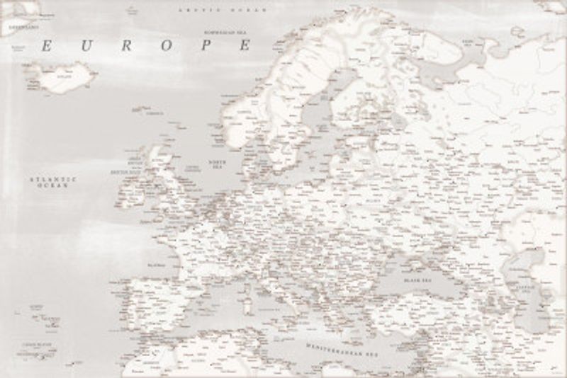 Lysander detailed map of Europe