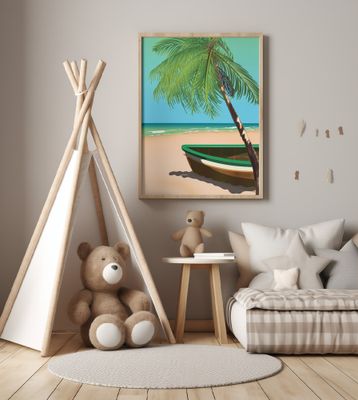 Fishing Boat On The Beach