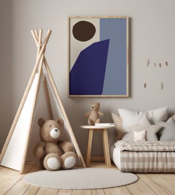 Color Blocks 02 Blue