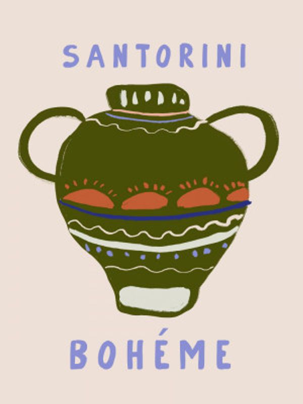 Santorini Vase Bliss