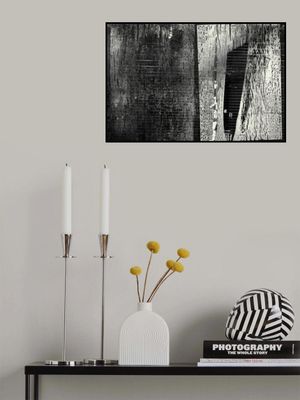 Monochrome Texture With Contrasting Black And White Patterns