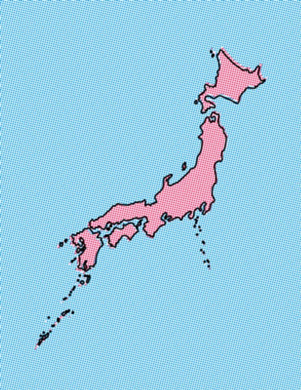 Japan Pop Art Map