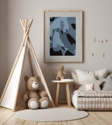 Abstract Brush Strokes 60Y