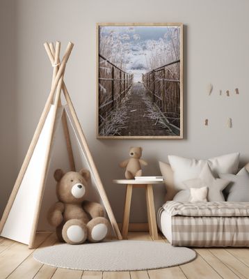 Freezing morning in Dvorniky - Vcelare, Slovakia