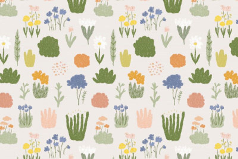 Flower meadow pattern
