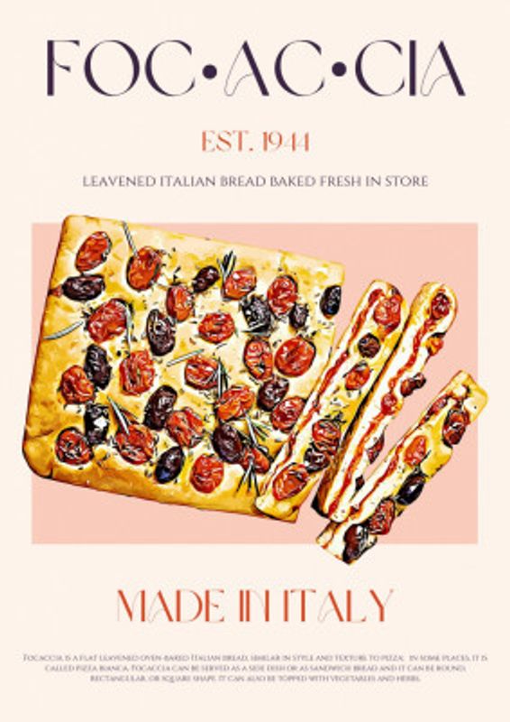 Italian Bread with Tomatoes and Olives