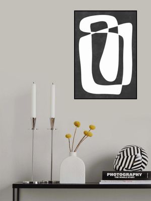 White Geometric Shape