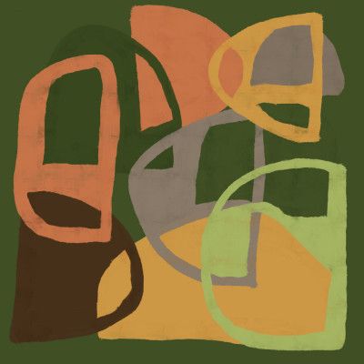 Abstract patterns in earth colours