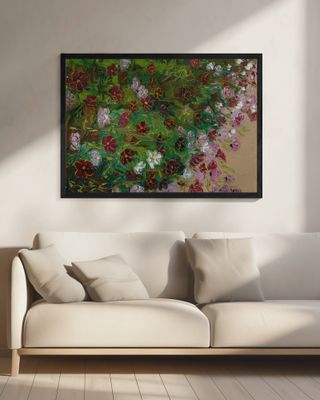 cosmos oil on canvas