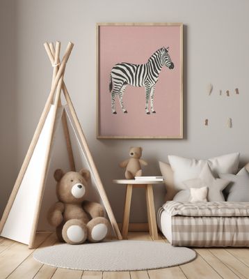 Zebra and Pink