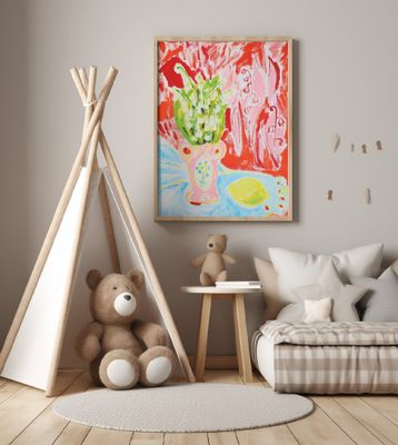 Lily Of The Valley Bouquet, Tamara Jare, oil on canvas