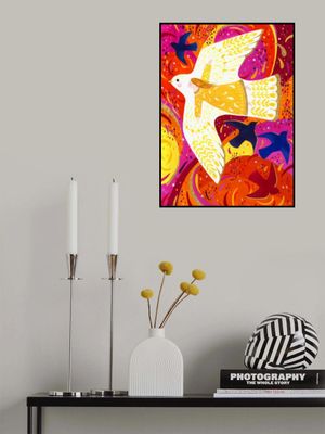 Angel Child and Birds