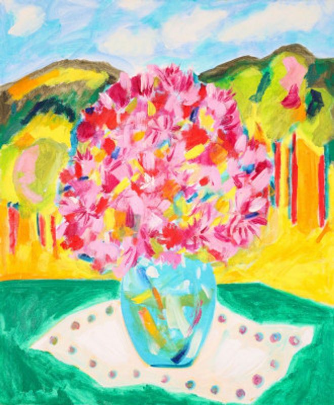 October Bouquet, Tamara Jare, oil on canvas