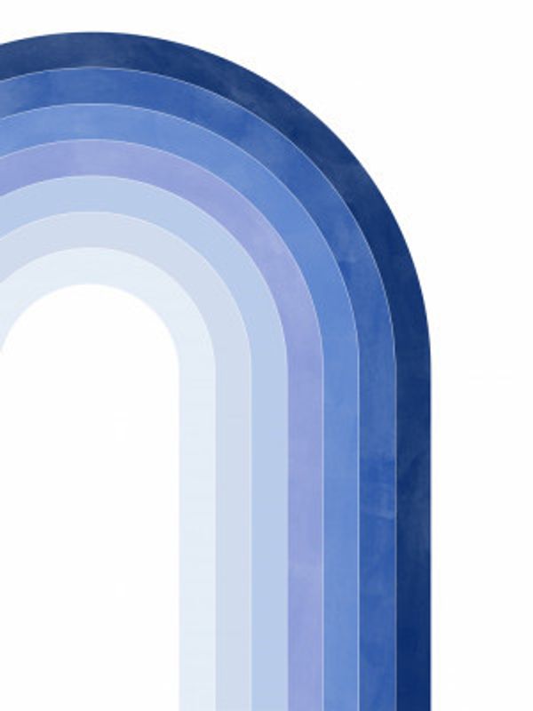 Blue Gradient Arch