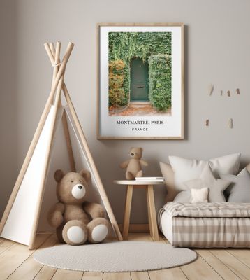 Ivy door Paris Travel poster