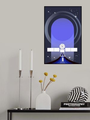 Retro Space Satellite