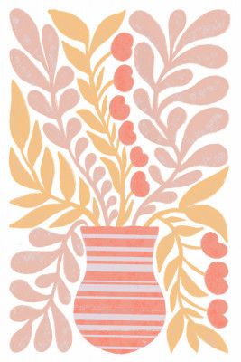 Orange Vase