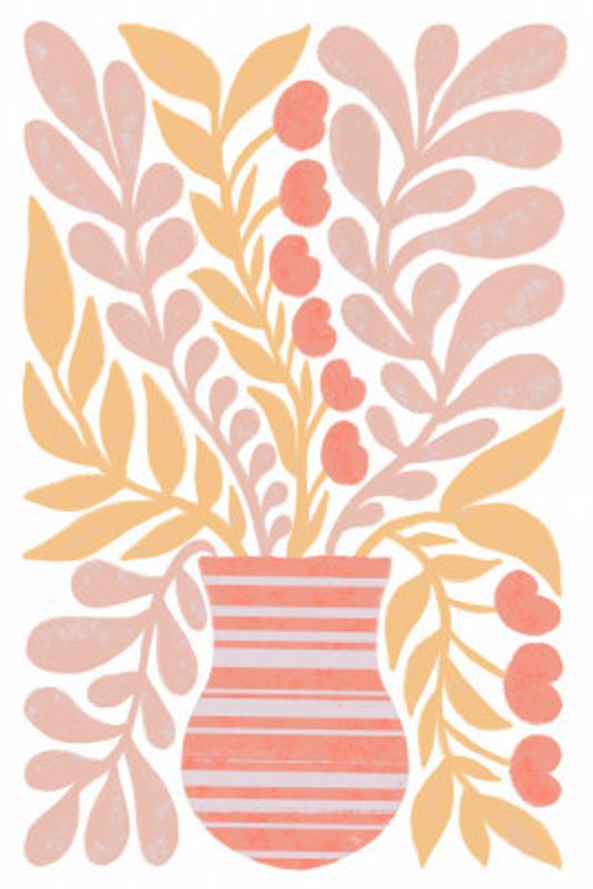 Orange Vase