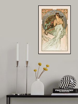 Music, From Les Arts (1898) By Alphonse Mucha