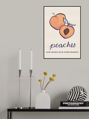 Food Art - Peaches San Francisco Food Market