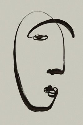 Abstract Face Lines