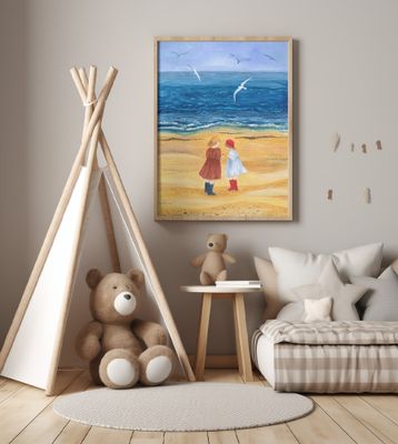 Friends On the Beach