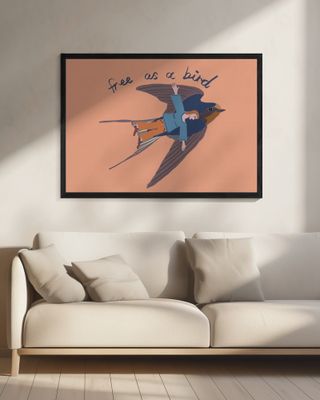 Free as a bird, starling