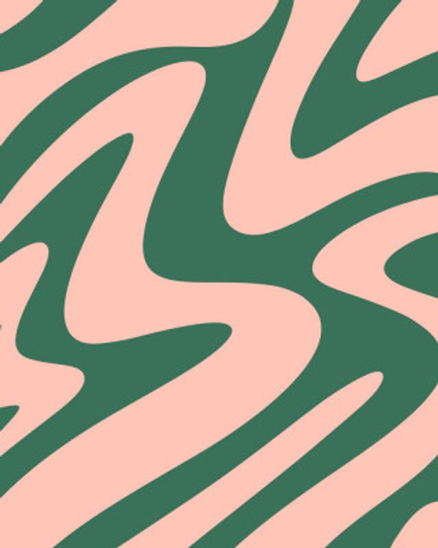 Liquid Retro Groovy Green