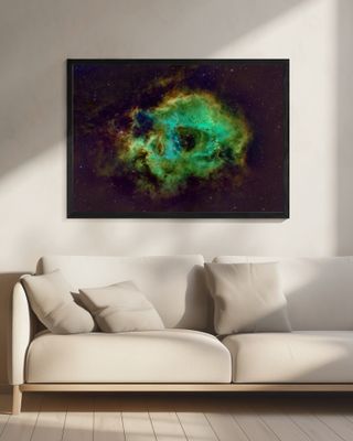 Rosette Nebula Hubble Plate