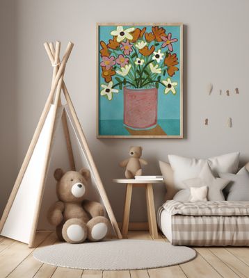 Wild flowers in vase