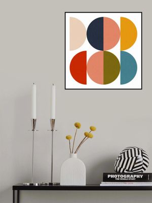 Mid Century Geometric Color Play 1