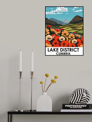 Lake District Vintage Travel Poster