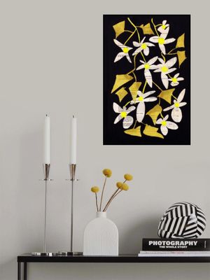 Mid century modern hanging plant