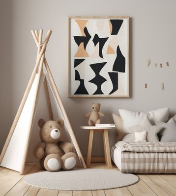 Geometric Shapes Collage