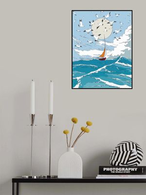 Seascape and Seagulls