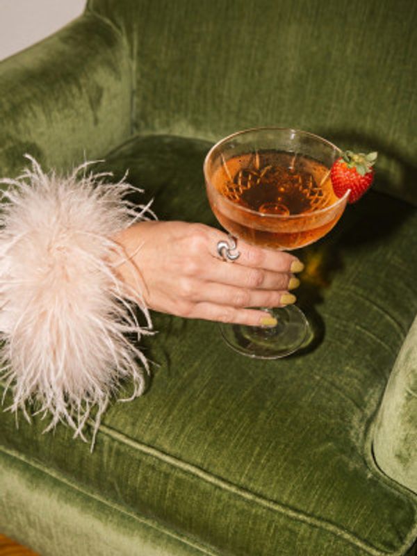 Drink With Strawberry