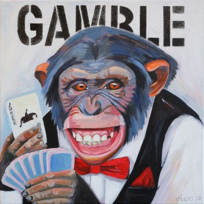 Primate's Poker Face