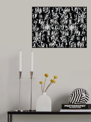 Abstract Ink Swirls Black 2