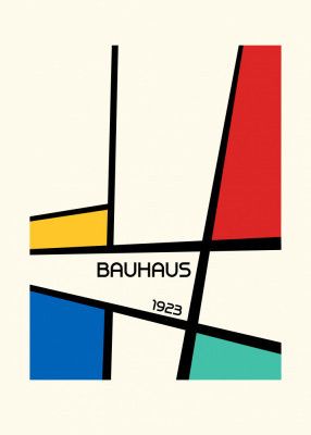 Bauhaus Geometric Design Retro