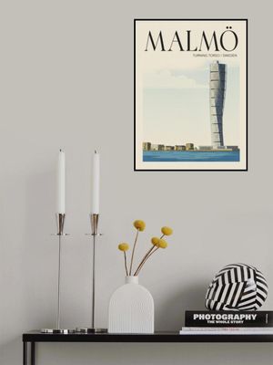 Malmö Travel Poster