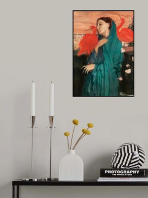 Young Woman With Ibis